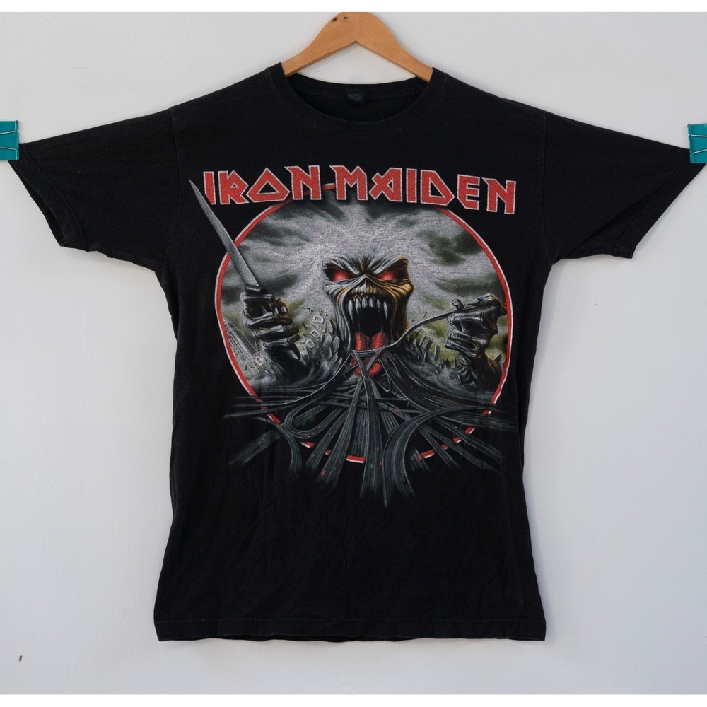 Iron Maiden T-Shirt Men's Black California‎ Highway Tultex Size M